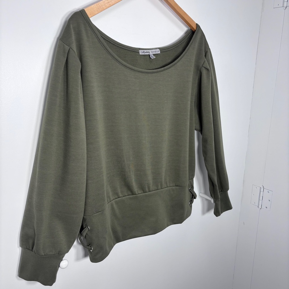 Absolutely Famous Olive Green Sweatshirt